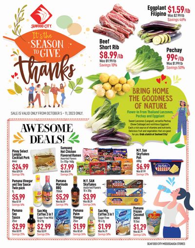 Seafood City Supermarket (ON) Flyer October 5 to 11