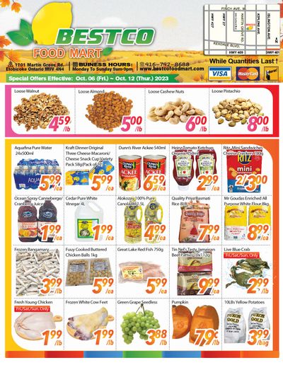 BestCo Food Mart (Etobicoke) Flyer October 6 to 12
