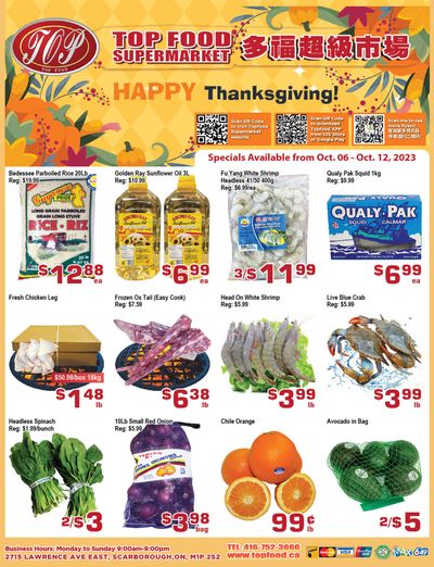 Top Food Supermarket Flyer October 6 to 12