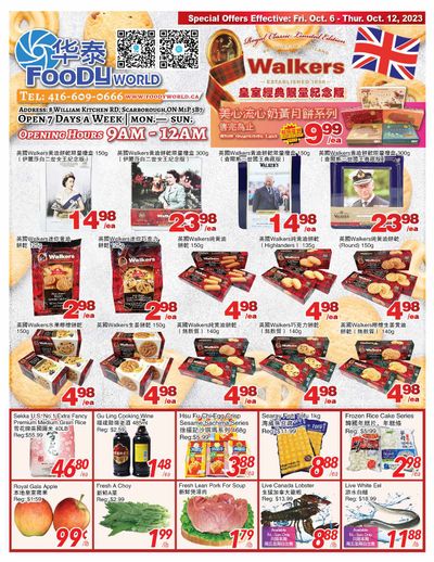 Foody World Flyer October 6 to 12