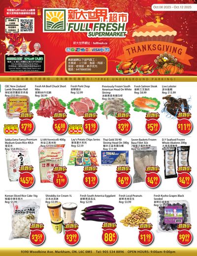 Full Fresh Supermarket Flyer October 6 to 12