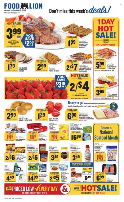 Food Lion (GA) Weekly Ad Flyer Specials October 4 to October 10, 2023