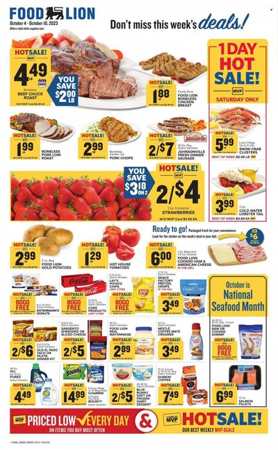 Food Lion (MD) Weekly Ad Flyer Specials October 4 to October 10, 2023