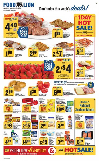 Food Lion (VA) Weekly Ad Flyer Specials October 4 to October 10, 2023