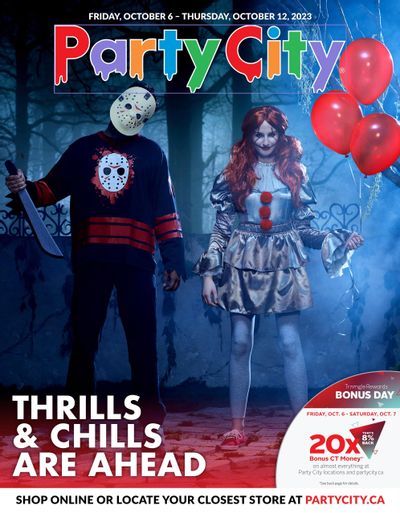 Party City Flyer October 6 to 12