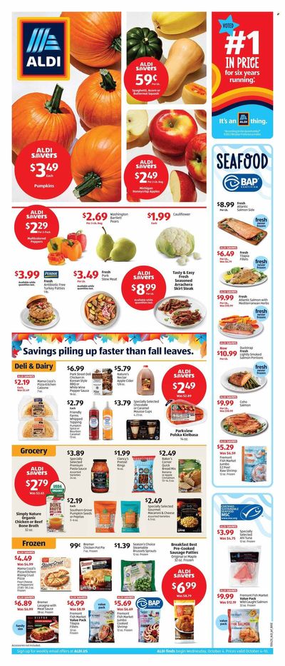 ALDI (GA, NC, SC) Weekly Ad Flyer Specials October 4 to October 10, 2023