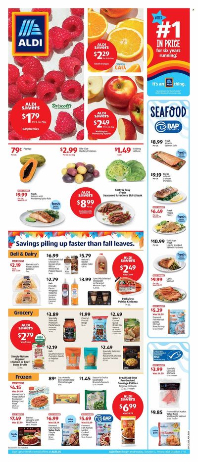 ALDI (CA) Weekly Ad Flyer Specials October 4 to October 10, 2023