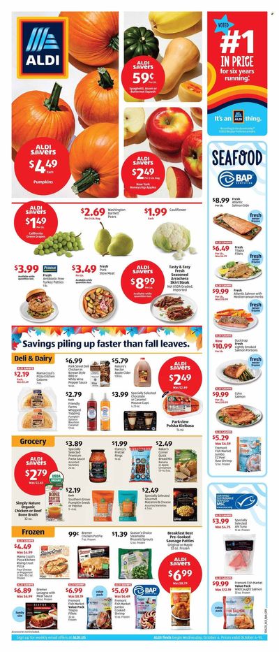 ALDI (FL) Weekly Ad Flyer Specials October 4 to October 10, 2023