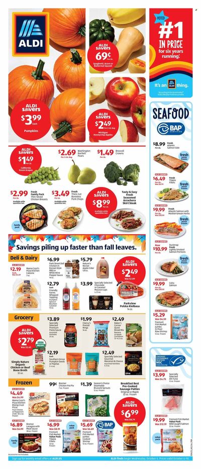 ALDI (IA, MN, WI) Weekly Ad Flyer Specials October 4 to October 10, 2023 ALDI (IA, MN, WI) Weekly Ad Flyer Specials October 4 to October 10, 2023