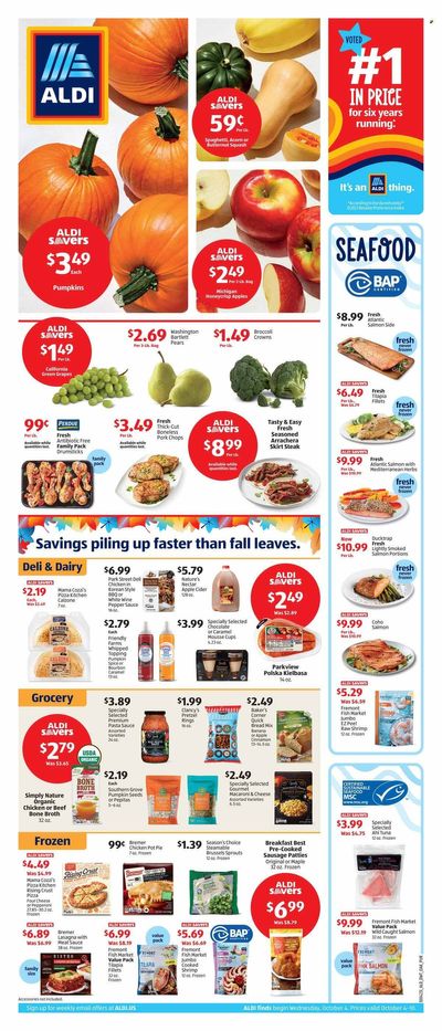 ALDI (IA, IL, WI) Weekly Ad Flyer Specials October 4 to October 10, 2023
