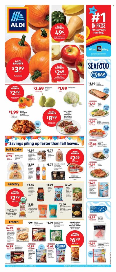 ALDI (MA) Weekly Ad Flyer Specials October 4 to October 10, 2023