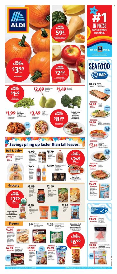 ALDI (NY, OH, PA, WV) Weekly Ad Flyer Specials October 4 to October 10, 2023
