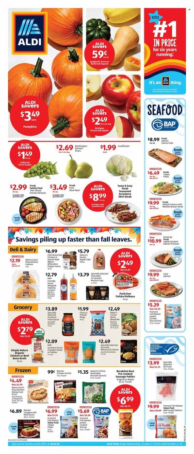 ALDI (NC, SC) Weekly Ad Flyer Specials October 4 to October 10, 2023