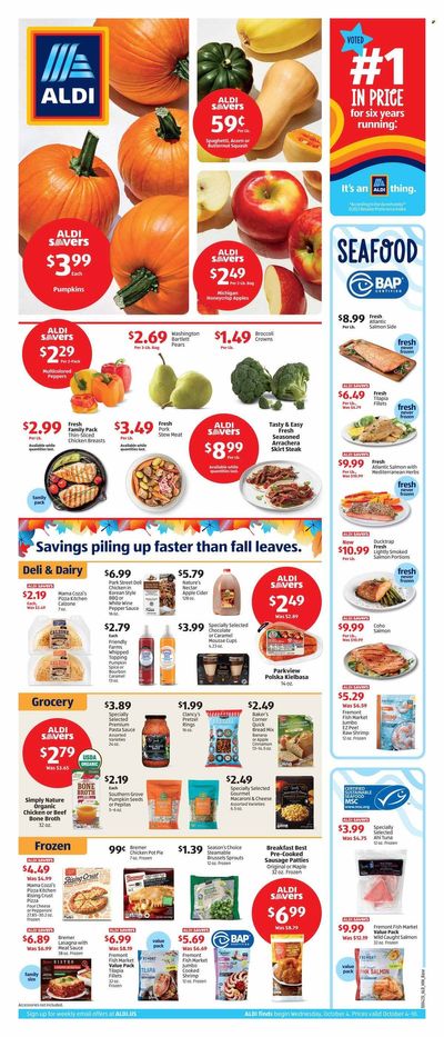 ALDI (OH) Weekly Ad Flyer Specials October 4 to October 10, 2023