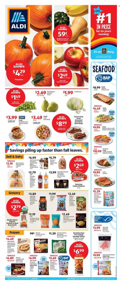 ALDI (FL) Weekly Ad Flyer Specials October 4 to October 10, 2023