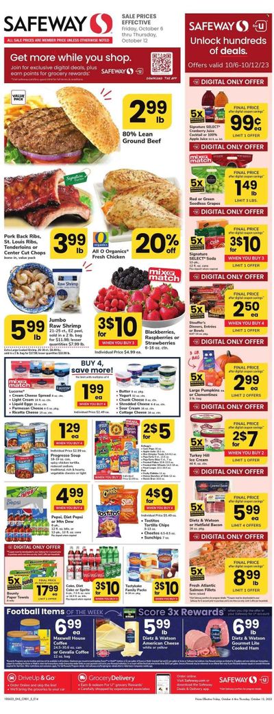 Safeway (MD) Weekly Ad Flyer Specials October 6 to October 12, 2023