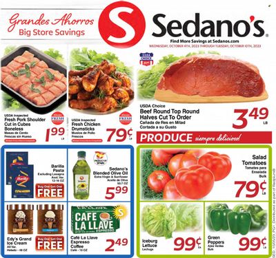 Sedano's (FL) Weekly Ad Flyer Specials October 4 to October 10, 2023