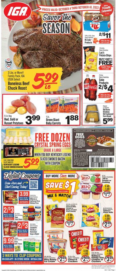IGA (VA) Weekly Ad Flyer Specials October 4 to October 10, 2023