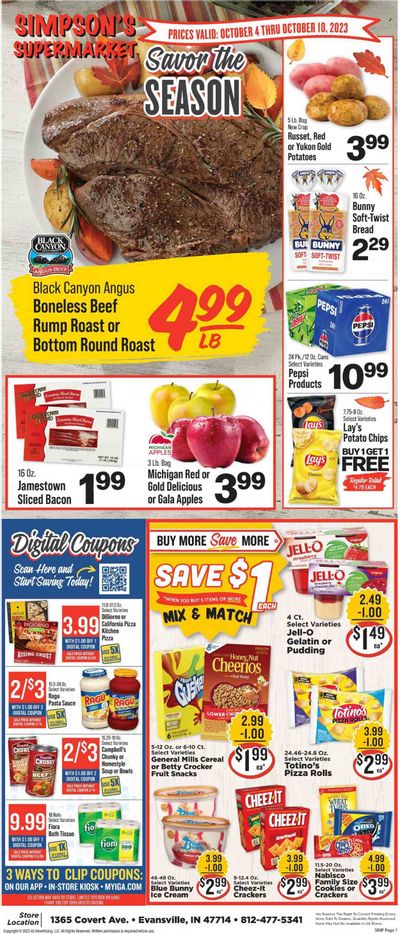 IGA (IN) Weekly Ad Flyer Specials October 4 to October 10, 2023