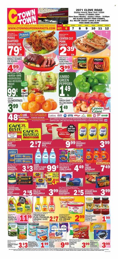 C-Town (CT, FL, MA, NJ, NY, PA) Weekly Ad Flyer Specials October 6 to October 12, 2023