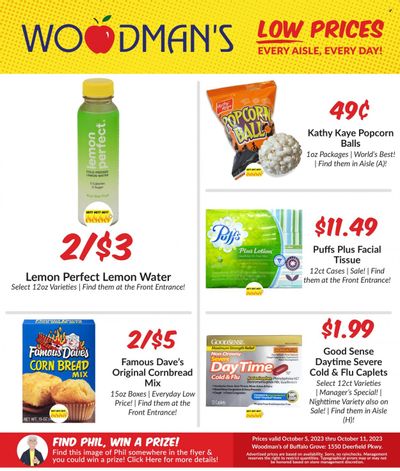 Woodman's Markets (IL, WI) Weekly Ad Flyer Specials October 5 to October 11, 2023
