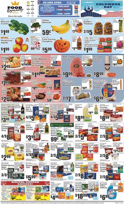 Food Dynasty (NY) Weekly Ad Flyer Specials October 6 to October 12, 2023 Food Dynasty (NY) Weekly Ad Flyer Specials October 6 to October 12, 2023