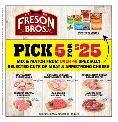 Freson Bros. Flyer October 13 to 19