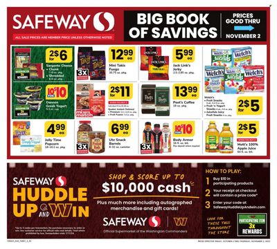 Safeway (MD) Weekly Ad Flyer Specials October 6 to November 2, 2023