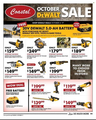 Coastal Farm & Ranch Weekly Ad Flyer Specials October 4 to October 17, 2023