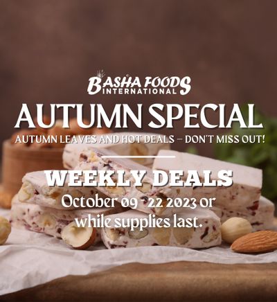 Basha Foods International Flyer October 9 to 22