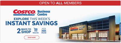 Costco Canada Business Centre Instant Savings Coupons / Flyer, until October 15