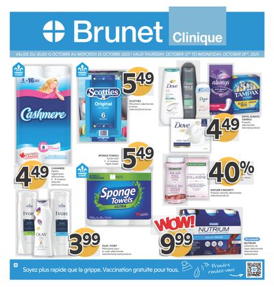 Brunet Clinique Flyer October 12 to 25