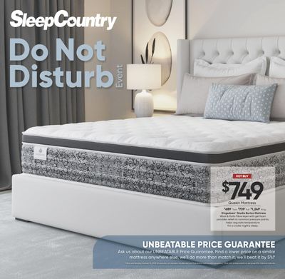 Sleep Country Flyer October 11 to 15