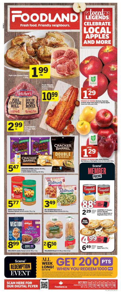 Foodland (ON) Flyer October 12 to 18