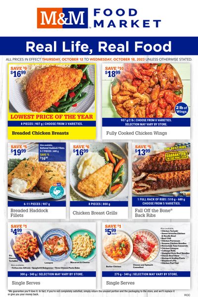 M&M Food Market (Atlantic & West) Flyer October 12 to 18