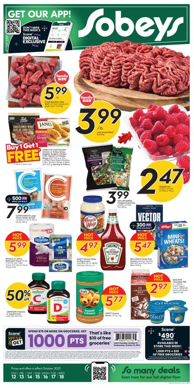 Sobeys (ON) Flyer October 12 to 18