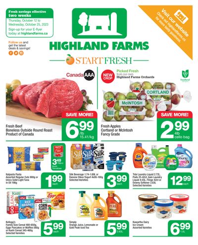 Highland Farms Flyer October 12 to 25