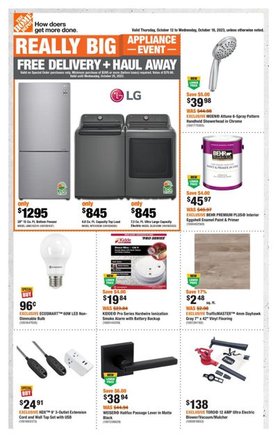 Home Depot (BC) Flyer October 12 to 18