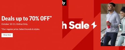 Sport Chek Canada Online Only Flash Sale: Save up to 70% Off