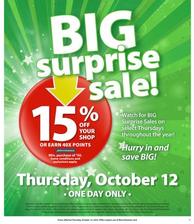 Save On Foods (SK) Flyer October 12 to 18