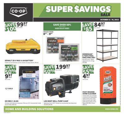 Co-op (West) Home Centre Flyer October 12 to 18