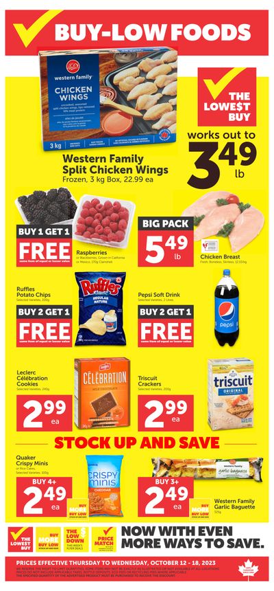 Buy-Low Foods (AB) Flyer October 12 to 18