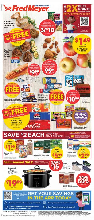 Fred Meyer (WA) Weekly Ad Flyer Specials October 11 to October 17, 2023