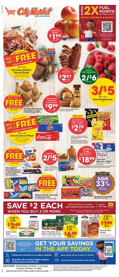 City Market (CO, UT, WY) Weekly Ad Flyer Specials October 11 to October 17, 2023