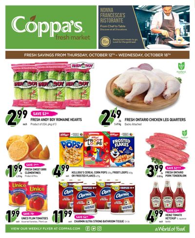 Coppa's Fresh Market Flyer October 12 to 18