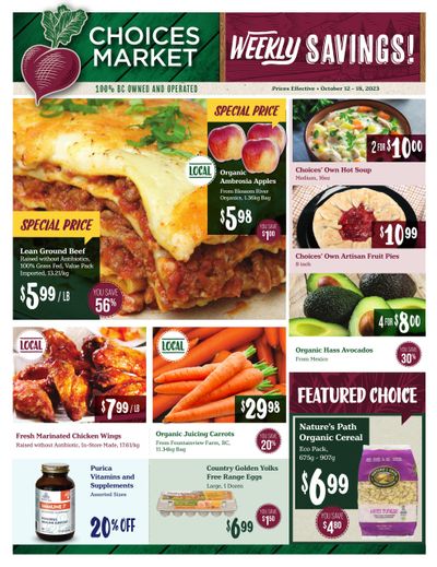 Choices Market Flyer October 12 to 18