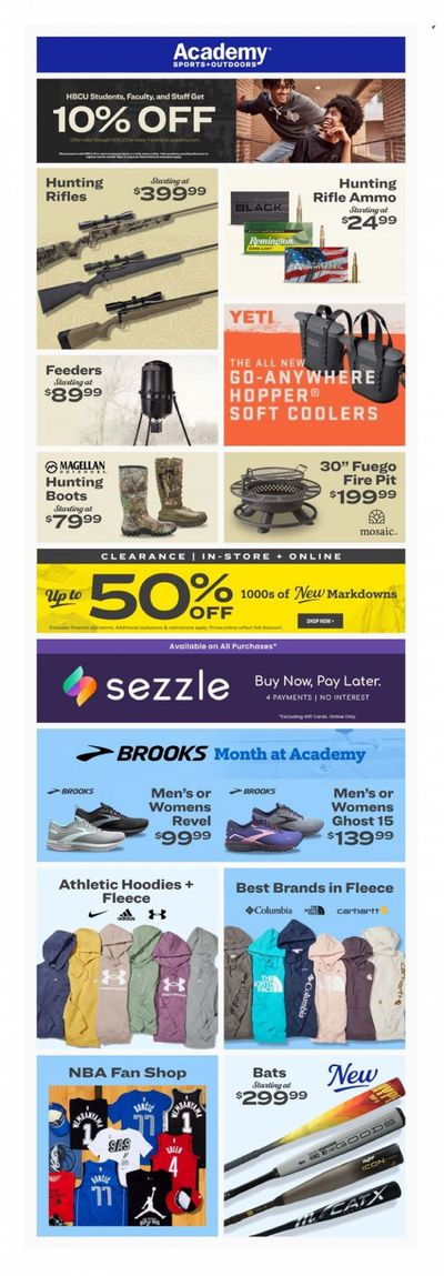 Academy Sports + Outdoors Weekly Ad Flyer Specials October 10 to October 15, 2023