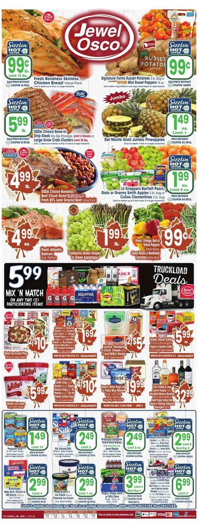 Jewel Osco (IA) Weekly Ad Flyer Specials October 11 to October 17, 2023