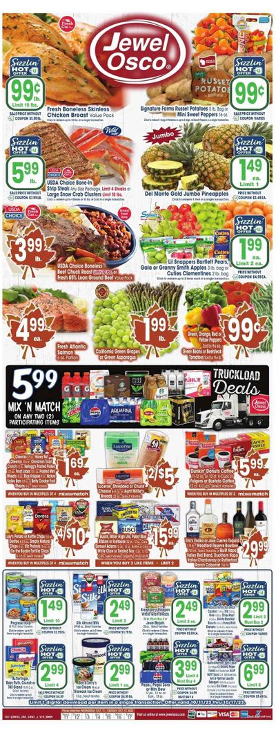 Jewel Osco (IL) Weekly Ad Flyer Specials October 11 to October 17, 2023