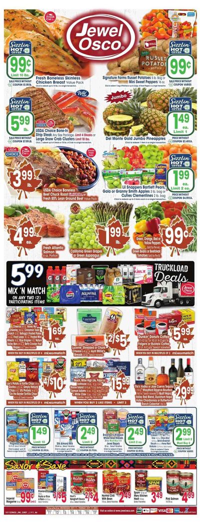 Jewel Osco (IL) Weekly Ad Flyer Specials October 11 to October 17, 2023